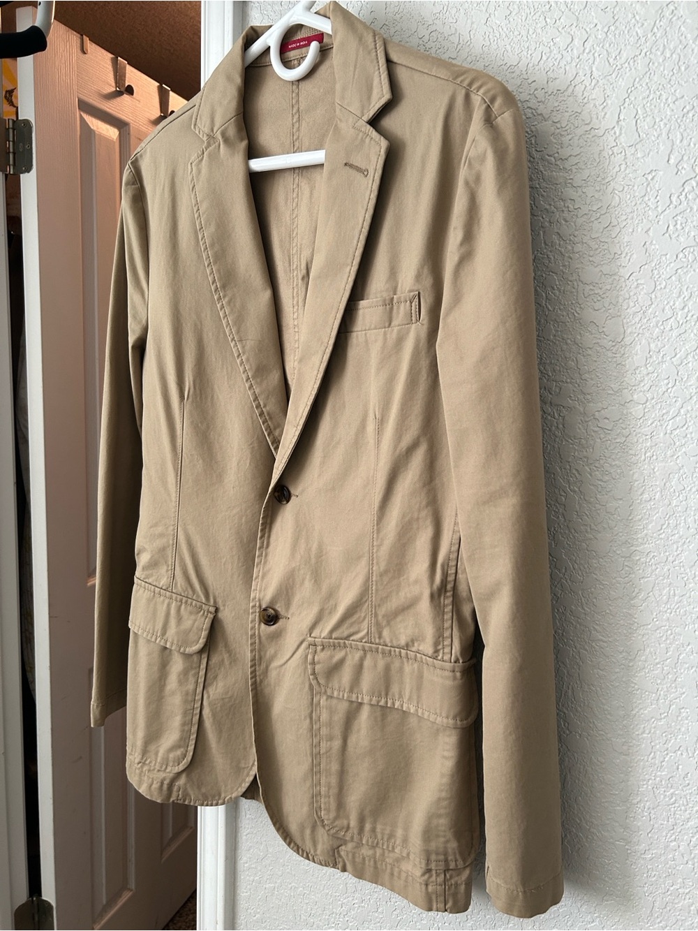 Merona Men's Khaki/Tan Lightweight Cotton Jacket